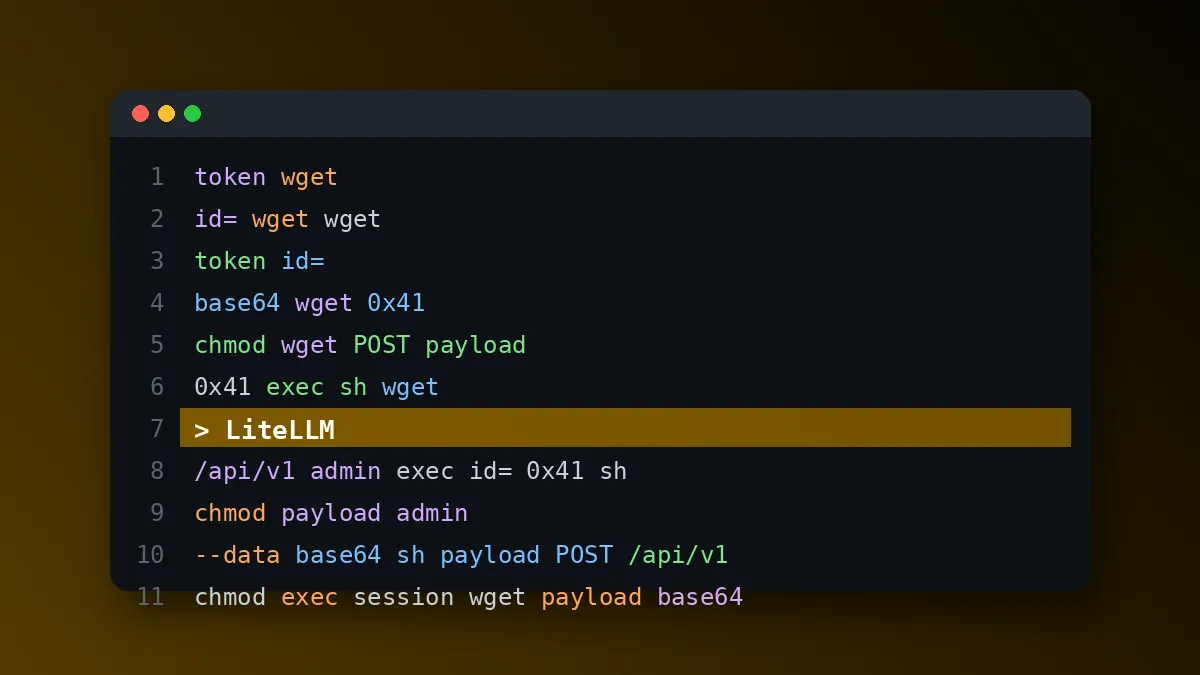 LiteLLM 1.107.0 Compromised via Stolen GitHub Tokens, Distributing Credential Stealer