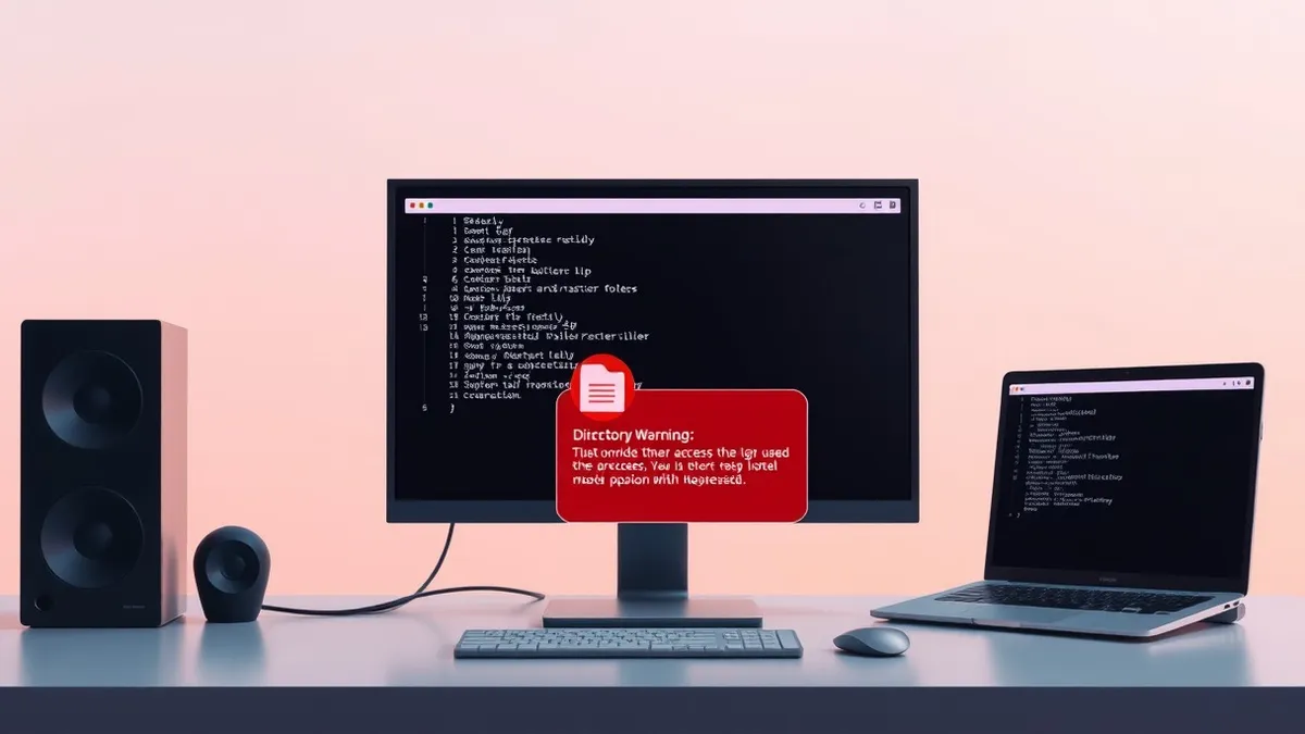 Illustration: A sleek black command-line interface prompt glows on a dark monitor, displaying a series of abstract cursor blinks.
