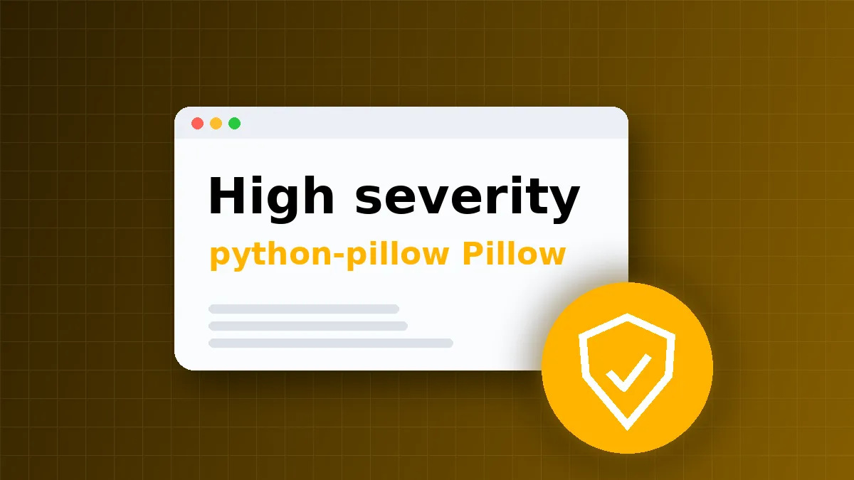 CVE-2026-112893: Flaw in python-pillow Pillow Scores 8.2 on CVSS