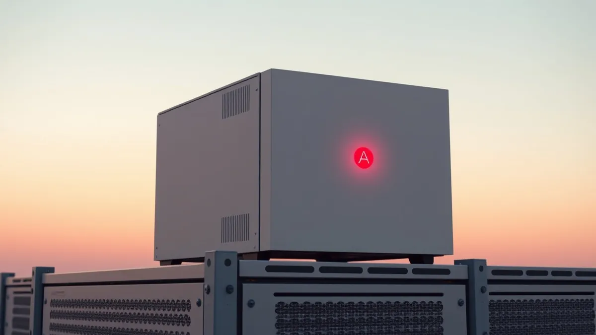 Illustration: A sleek, standalone identity gateway appliance sits on a metal rack.