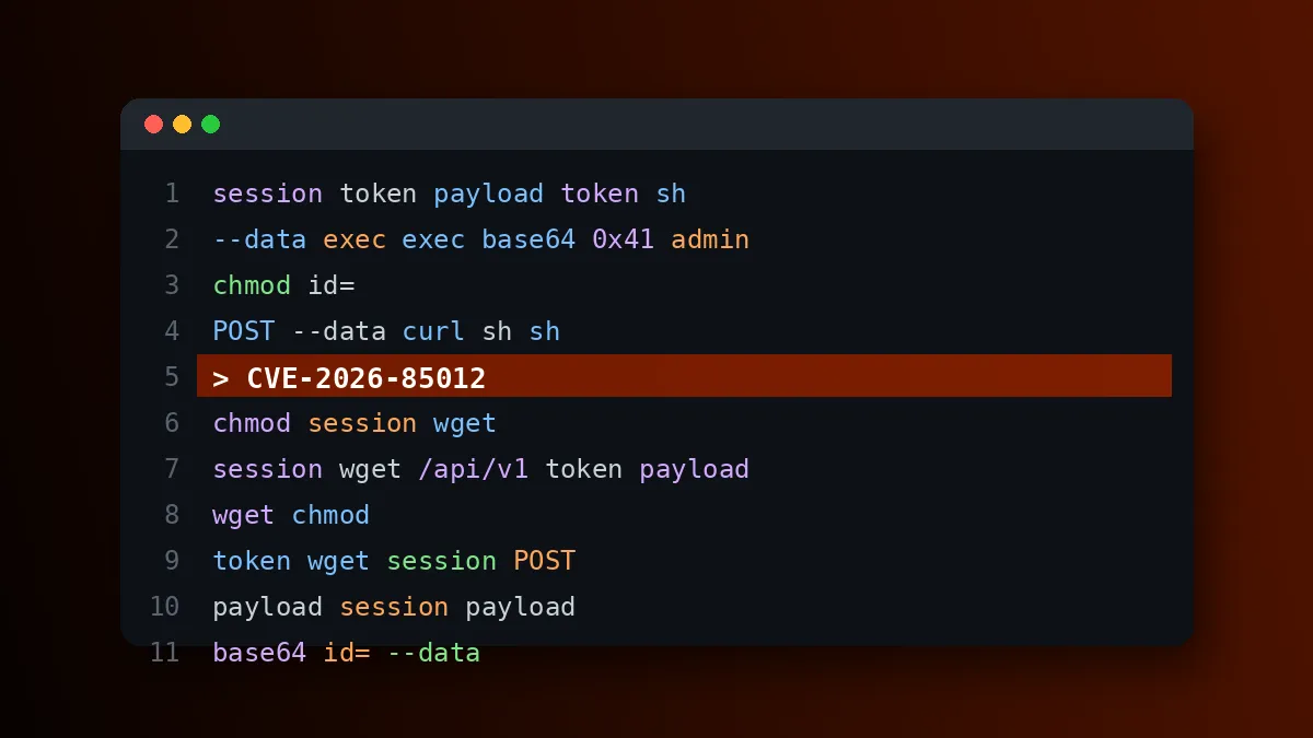 AWS Security Bulletins: CVE-2026-85012 - OS command injection in the Amazon CodeCatalyst blueprints SDK