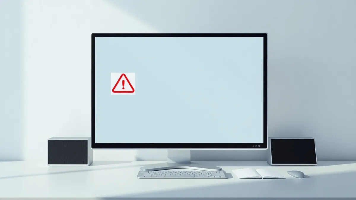 Illustration: A generic document editing application interface sits open on a blank desktop screen.