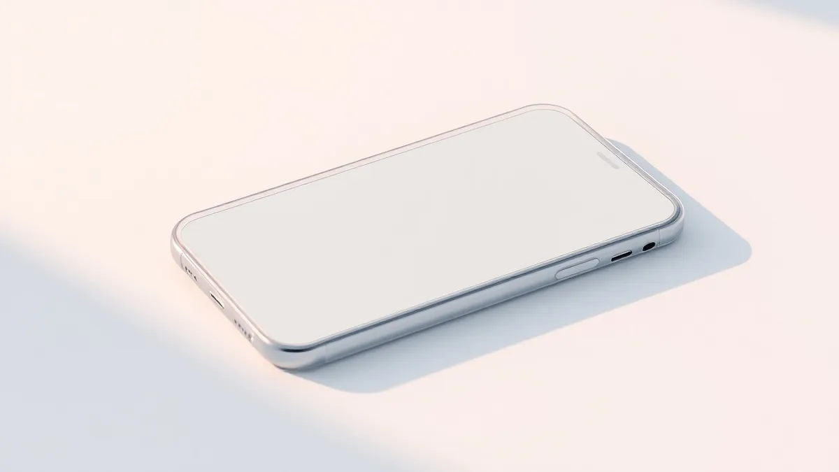 Illustration: A slim, translucent bumper case frames the edges of a white smartphone lying on a clean, matte surface.