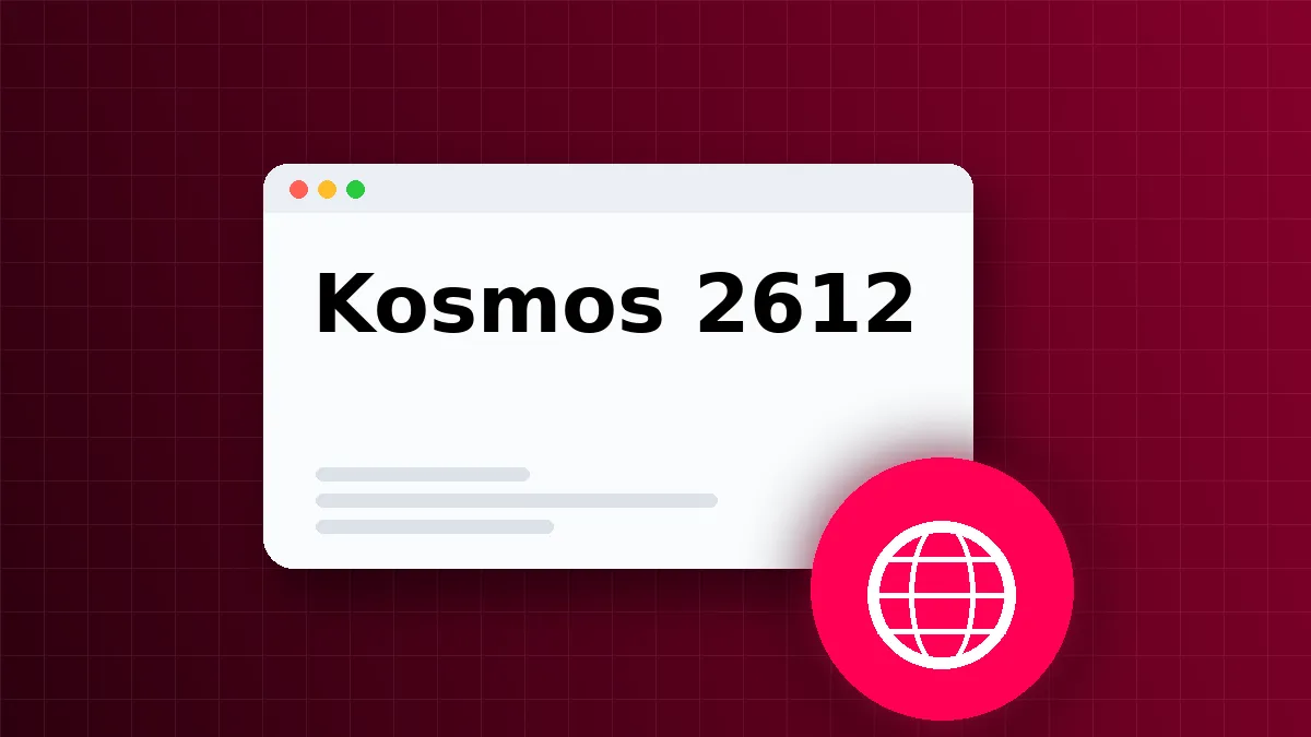 Russian satellite Kosmos 2612 maneuvers in extreme proximity to commercial ICEYE-X36