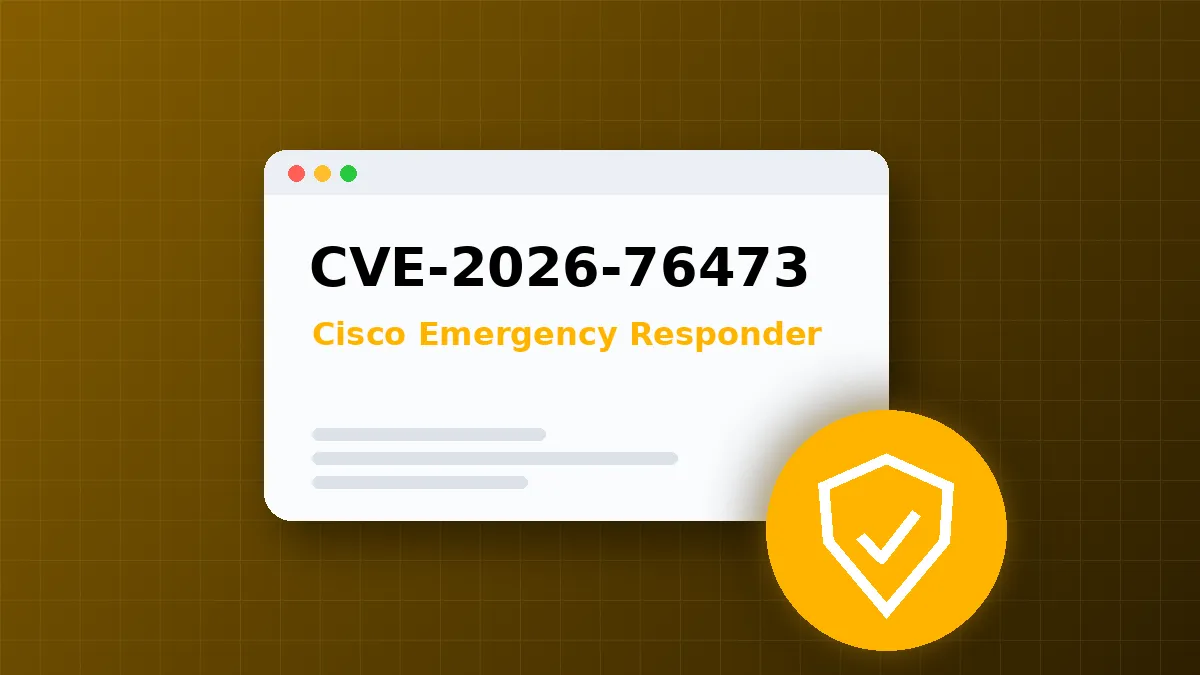Critical-Severity Injection Flaw in Cisco Emergency Responder Tracked as CVE-2026-76473