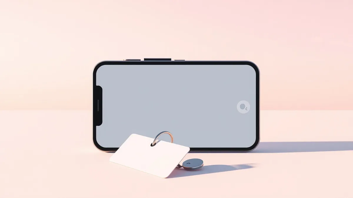 Illustration: A smartphone displays a blank chat interface with a single abstract message bubble floating above it.
