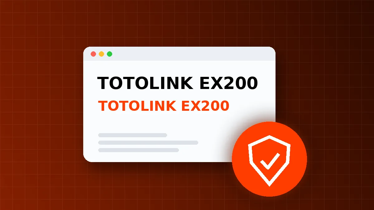 Public exploit released for critical buffer overflow in TOTOLINK EX200 router firmware